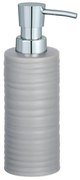 Δοχείο Κρεμοσάπουνου 260ml (Φ8x18.5) Wenko Mila Grey 23246100