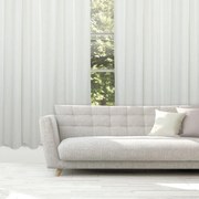 Κουρτίνα 2233 Με Τρουκς White Das Home 140X270cm Πολυέστερ