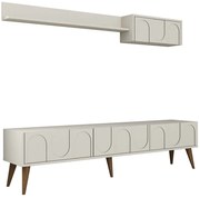Σύνθεση Τηλεόρασης Lyon 845HCT5587 180x35x44cm Cream