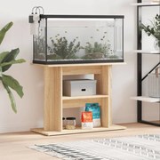 vidaXL Βάση Ενυδρείου Sonoma Δρυς 80x35x60 εκ. από Επεξεργασμένο Ξύλο