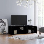 vidaXL Έπιπλο Τηλεόρασης Μαύρο 120 x 34 x 37 εκ. από Επεξ. Ξύλο