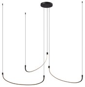 Φωτιστικό Κρεμαστό Ø180xΗ180cm Led 60w 3000K 3600lm Τρεις Κούρμπες PDC 566-3 ARlight 0104592