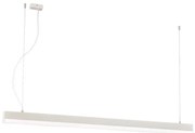 Γραμμικό Κρεμαστό Φωτιστικό Οροφής LED 3000Κ Aria H120 Φ150 Viokef 3911-0018-3-W-N Λευκό
