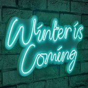 Διακοσμητικό Φωτιστικό Τοίχου Winter Is Coming 395NGR2097 52x2x28cm Led 24,1W Blue Wallity