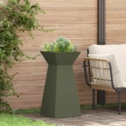 vidaXL Γλάστρα Πυλώνας Ελιά 35 x 35 x 73 εκ. Ατσάλι