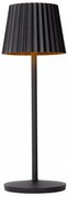 Φωτιστικό Επιτραπέζιο Lucide 27889-02-30 JUSTINE Μαύρο Ματ (Black Mat) 2700 K