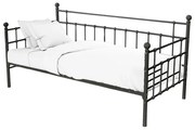 Intrahome Κρεβάτι-Καναπές Havelock Intrahome μαύρο μεταλλικό 90x190 | SKU: INTRAPA-396111120
