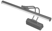 REFINE 203-0188 Φωτιστικό Τοίχου-Απλίκα LED 7W 640lm 120° AC 220-240V IP44 Θερμό Λευκό Μαύρο-Μ35 x Π25 x Υ9cm-2 Xρό Globostar 203-0188 Μαύρο