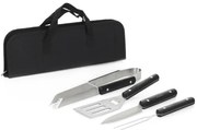 Σετ Barbeque Μεταλλικό-Ξύλινο Σε Θήκη Μαύρη 37x13εκ. Easy Grill Homla 240853
