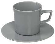 Φλυτζάνι Espresso 100ml + Πιατάκι Espiel Essentials Light Grey OWA105K6
