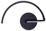 Φωτιστικό τοίχου-απλίκα Aplikato led μαύρο μέταλλο 22x12x22εκ 22x22x12 εκ.