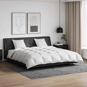 vidaXL Σετ Παπλωμάτων με μαξιλάρι 3 pcs Λευκό Φτέρος