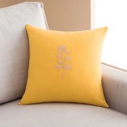 Μαξιλαροθήκη Διακοσμητική Yolanthe 484/ 10 Sun Yellow Gofis Home 43X43 100% Cotton