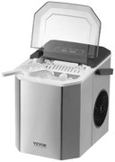 VEVOR Portable Countertop Ice Maker 26Lbs/24H Self-Cleaning with Scoop Basket