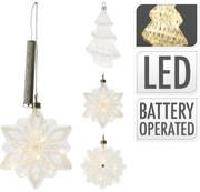 ΣΤΟΛΙΔΙ ΚΡΕΜΑΣΤΟ ARTELIBRE ΦΩΤΙΖΟΜΕΝΟ 8 ΘΕΡΜΑ MICRO LED ΜΠΑΤΑΡΙΑΣ Φ30CM ΣΕ 3 ΣΧΕΔΙΑ