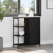 vidaXL Μπουφές Μαύρος Δρυς 70x30x80 εκ Επεξεργασμένο Ξύλο