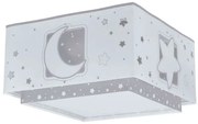 Παιδική Πλαφονιέρα Moonlight Gray 2xE27 15W Γκρι 63236E ANGO-63236E-Γκρι 63236E