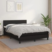 ΚΡΕΒΑΤΙ BOXSPRING ΜΕ ΣΤΡΩΜΑ ΜΑΥΡΟ 140X190ΕΚ.ΑΠΟ ΣΥΝΘΕΤΙΚΟ ΔΕΡΜΑ 3140999