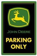 Μεταλλική πινακίδα John Deere - Parking Only