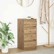 Μπουφές Αρτισιανή Δρυς 37,5x35x76 εκ. από Επεξεργασμένο Ξύλο