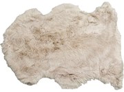 Χαλί-Προβιά Lambskin Heidi Μπεζ-Γκρι  85x60x2εκ - Γκρι