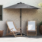 vidaXL Ομπρέλα Κήπου Ανθρακί 294 x 150 x 224 εκ ύφασμα