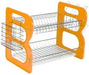 Πιατοθήκη αποστράγγισης διώροφη - WL-232 - 40cm - 521315 - Orange