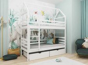 ALEA 90x200 λευκή κουκέτα  LN6161