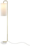 Φωτιστικό Δαπέδου Osaka ML121811F Αμπαζούρ 1xE27 26,5X23X160cm Gold-White Aca