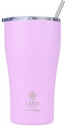 Ποτήρι - Θερμός Με Καλαμάκι Save The Aegean 01-23195 500ml Levander Purple Estia