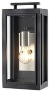 Απλίκα Φωτιστικό Τοίχου E27 60W IP44 Sutcliffe Elstead QN-SUTCLIFFE-S-AZ Μαύρο