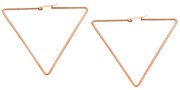 Σκουλαρίκια Senza Steel 6 cm Rose Gold Plated