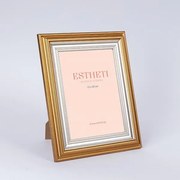 ΚΟΡΝΙΖΑ (15x20) ΠΛΑΣΤΙΚΗ ΧΡΥΣΗ - ΑΣΗΜΙ|756-12135