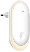 LDNIO φωτιστικό νυκτός Y1 με αισθητήρα φωτός, 0.5W, 3500K