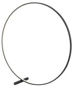 Επιδαπέδιο Φωτιστικό LED 35W IP20 3000K Circle Viokef-4303000-Μαύρο 4303000