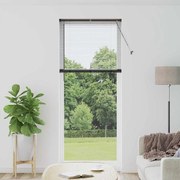 vidaXL Ρολό Παραθύρου με κουρτίνες Άλλο Μαύρο 80 x 130 εκ Αλουμίνιο