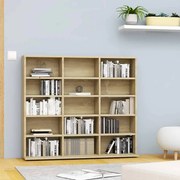 vidaXL Έπιπλο για CD Χρώμα Sonoma Δρυς 100x23x89,5 εκ. από Επεξ. Ξύλο