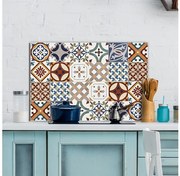 Πάνελ Αλουμινίου Εστίας Red Azulejos 86209 Ango-86209-Καφέ 86209