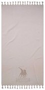 Πετσέτα Θαλάσσης - Παρεό 3797 Beige Greenwich Polo Club Θαλάσσης 90x170cm 100% Βαμβάκι