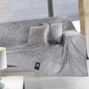 Ριχτάρι Matis Grey Guy Laroche Πολυθρόνα 180x150cm Ακρυλικό,Βαμβάκι, Polyester