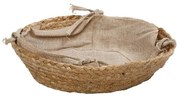 Καλάθι Ψωμιού AMN101 24x7cm Natural-Beige Espiel Βαμβάκι,Jute