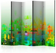 Διαχωριστικό με 5 τμήματα - Abstract City II [Room Dividers] 225x172