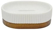 Σαπουνοθήκη 829385 11x8,1x3,4cm White Ankor Πολυέστερ
