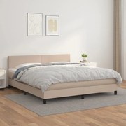 ΚΡΕΒΑΤΙ BOXSPRING ΜΕ ΣΤΡΩΜΑ ΚΑΠΟΥΤΣΙΝΟ 160X200ΕΚ.ΑΠΟ ΣΥΝΘ.ΔΕΡΜΑ 3141016