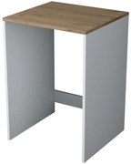 Έπιπλο Πλυντηρίου 893RAN3303 65x60x91,8cm Walnut-White Μοριοσανίδα, Μελαμίνη