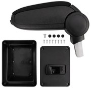 vidaXL Τεμπέλης Αυτοκινήτου Μαύρος 17 x 40 x (31-49) εκ. από ABS