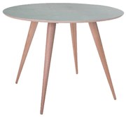 Τραπέζι Planet Round Grey Φ105X75 cm Ξύλο