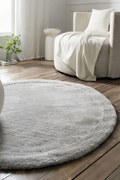 Χαλί Heaven 802/48 Cloud Grey Gofis Home 150X150cm Round