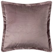 Βελουτέ Διακοσμητική Μαξιλαροθήκη (45x45) Silk Fashion A804 Συκλαμέν