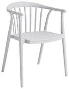 Καρέκλα Mira Fylliana FL7100 Λευκή 51x56x77 εκ. 4αδα 51x56x77 εκ.